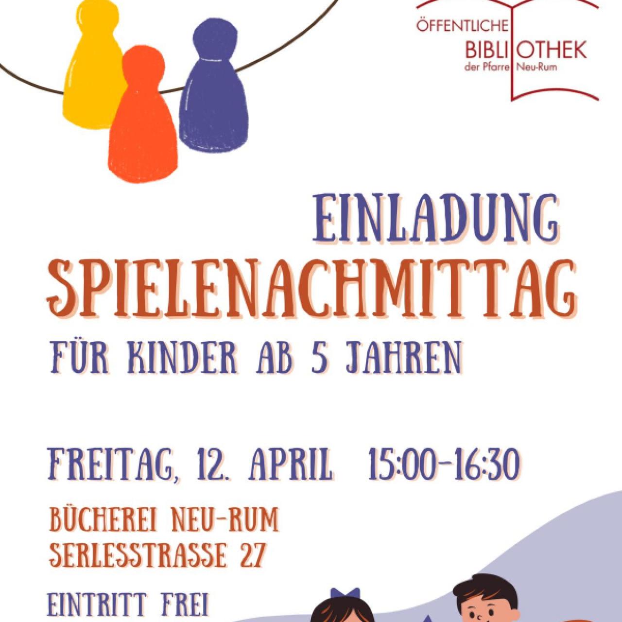 Plakat Eckdaten Spielenachmittag